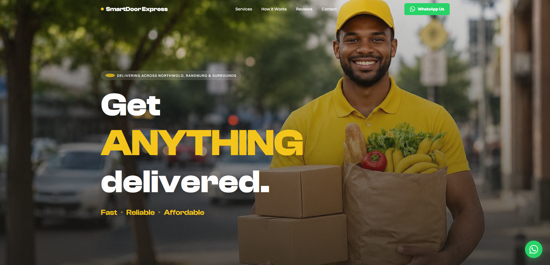 SmartDoor Express website screenshot